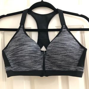 Victoria Secret Sports Bra in Gray and Black 36B